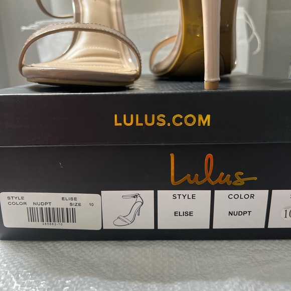 Lulus Elise style. Color is nude. Size 10. Great for a wedding. - Picture 3 of 8